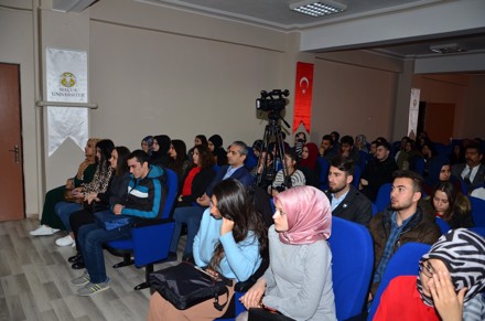 AYAY Bölümü Bahar Yarıyılı Akademik Açılış Dersini Sayın Rektörümüz Yaptı